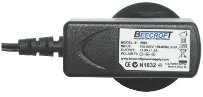 External Power Supply - 7.5V,1.5A